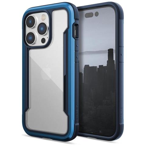 Raptic X-doria Shield Custodia Iphone 14 Pro Con Copertura Rinforzata Blu - Foto 2