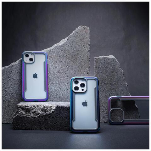 Raptic X-doria Shield Custodia Iphone 14 Pro Con Copertura Rinforzata Blu - Foto 7