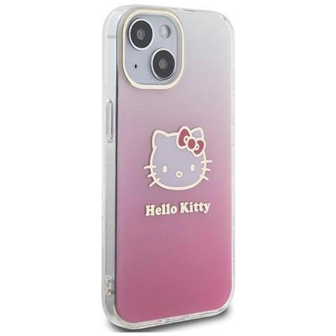 Hello Kitty Iml Gradient Electrop Kitty Head Case Per Iphone 15 - Rosa - Foto 2