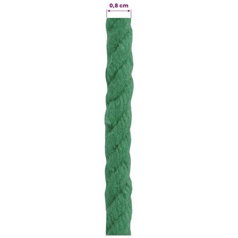 Corda di Cotone 8 mm 500 m Verde 100% Cotone - Foto 6