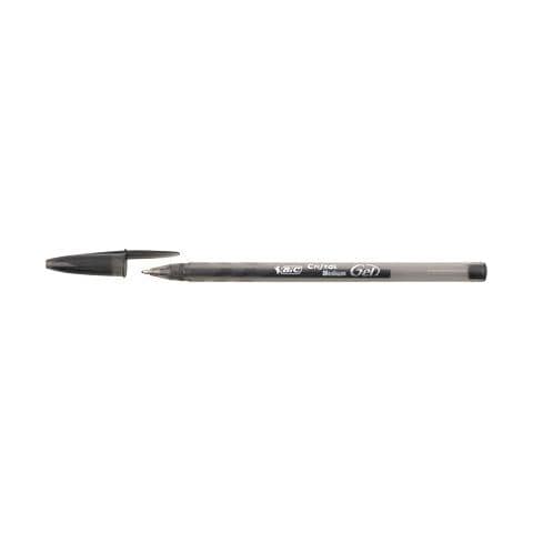 scatola 20 penne sfera cristal gel bic 0.8mm nero bic - Foto 1