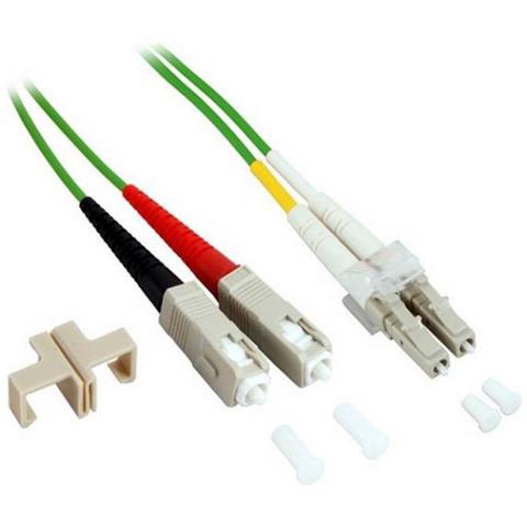 Techly Cavo Fibra Ottica SC/LC 50/125 Multimodale 15 m OM5 - Foto 6