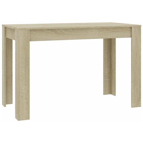 Tavolo da Pranzo Rovere Sonoma 120x60x76cm in Legno Multistrato - Foto 1