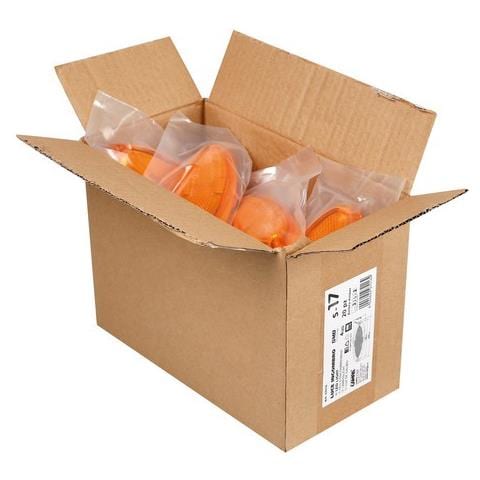 Set 20 Pz - Luce Ingombro A 4 Led, Montaggio In Superficie, 12/24v - Arancio - Foto 1