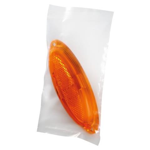 Set 20 Pz - Luce Ingombro A 4 Led, Montaggio In Superficie, 12/24v - Arancio - Foto 2