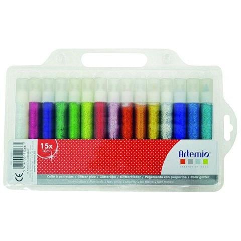 Set 15 Tubi Di Colla Glitter 10 Ml - Foto 4