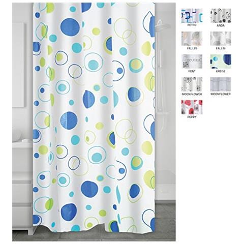 303080 - Tenda Da Doccia 180 X 200 Cm, Con Cerchi - Foto 1