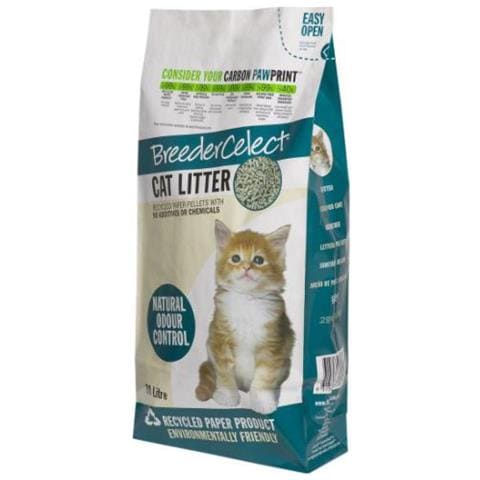 Terriccio Igienico A Palline In Carta Riciclabile Per Gatti20 L - Foto 1