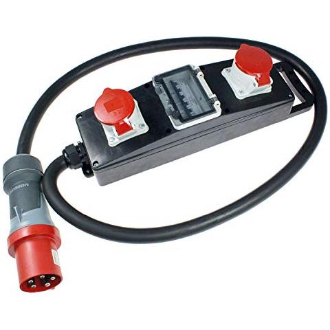 Come - Schwabe, Presa Elettrica In Gomma, 400 V / 63 A, Ip44, Per Ambienti Di Lavoro E Cantieri - 60807 - Foto 1