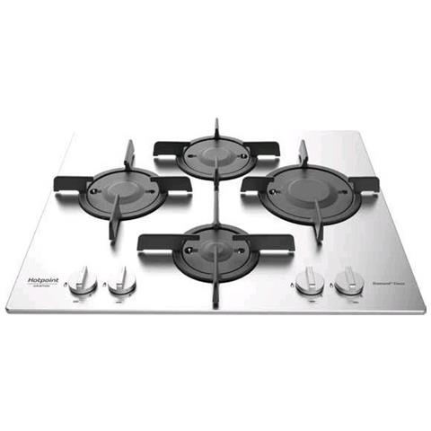 HOTPOINT - Piano Cottura FTGHL 641 D / EX / HA a Gas con Bruciatore Vertical  Flame 4 Fuochi Gas Colore Inox - ePRICE