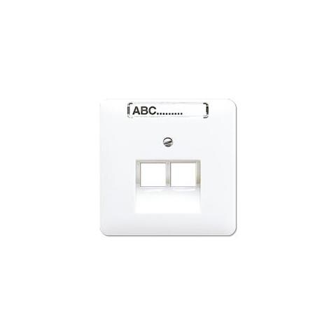 Cd 569-2 Naua Ww Bianco Placca Per Interruttori E Coperchio Per Presa - Foto 1