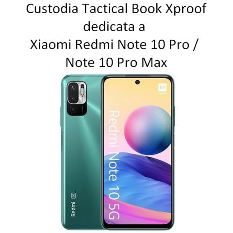 Custodia Originale Book Xproof Flip Case Per Xiaomi Redmi Note 10 Pro - Max Black Hawk - Foto 2