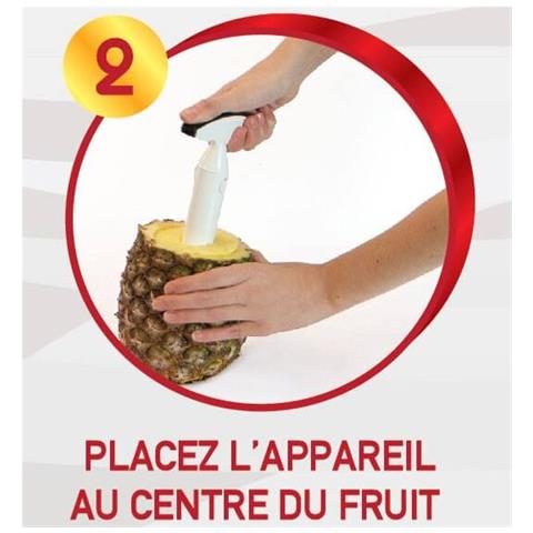 Il Taglierino Per Ananas - Sbuccia Il Frutto In Modo Pulito E Perfetto - Foto 2