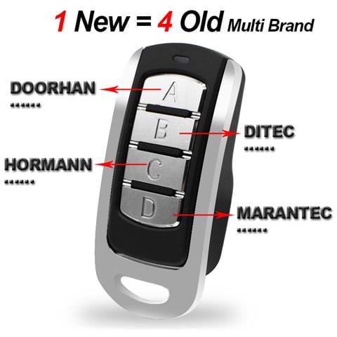 Telecomando Universale Rf 4 Canali 868 Mhz   2 Pacchi - Foto 8