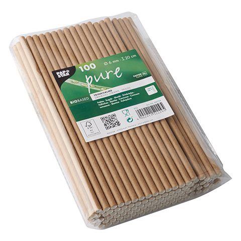 88224 cannuccia monouso 100 pz Marrone - Foto 2