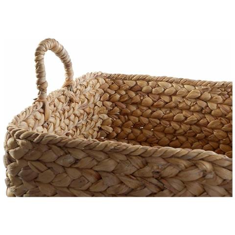 Set Di Cestini Dkd Home Decor Naturale Marrone Boho - Foto 2