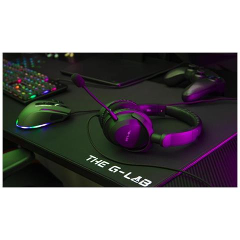 Korp Carbon Auricolare Cablato A Padiglione Gaming Nero - Foto 2