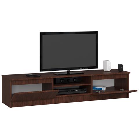 Mobiletto TV, 2 ante, 160x40x33 cm, Colore Weng? - Foto 2
