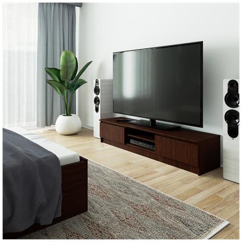 Mobiletto TV, 2 ante, 160x40x33 cm, Colore Weng? - Foto 6
