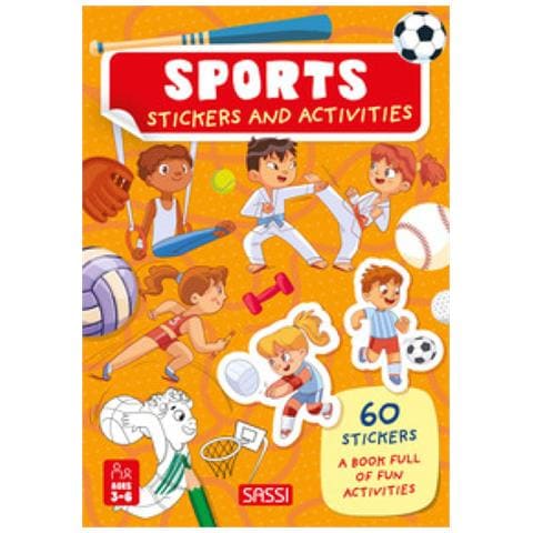 SallyAnn DelVino - The sports. Stickers and activities. Ediz. illustrata - Foto 1