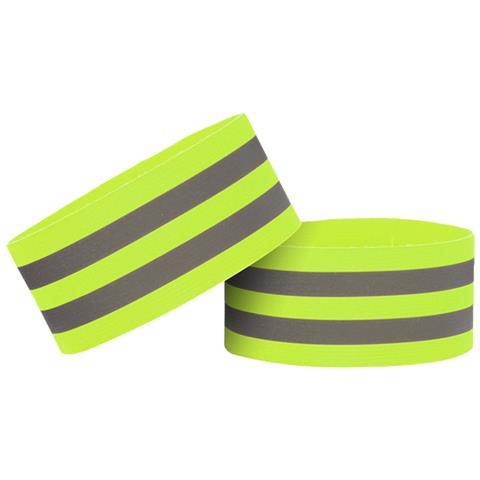 Fascia Da Polso Riflettente Sportiva Da 5 Cm, Verde, Confezione Da 4 Green - Foto 2