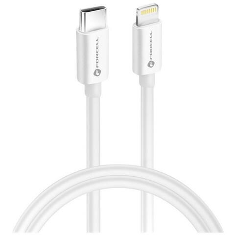 Forcell Cavo Certificato Apple Dati E Ricarica Usb-c To Lightning 1m Mfi 30w White Per Iphone Ipad - Foto 5