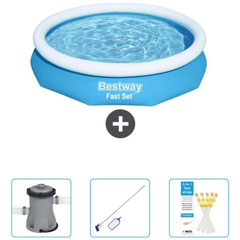Piscina Fuori Terra - In Giro - 305x66 Cm - Blu - Include Accessori Coordinati Cb46 - Foto 1