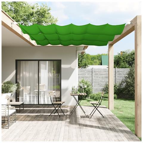 Lusso Casadino -  Paravento Verticale Verde Chiaro 60x270 Cm In Tessuto Oxford - Foto 6