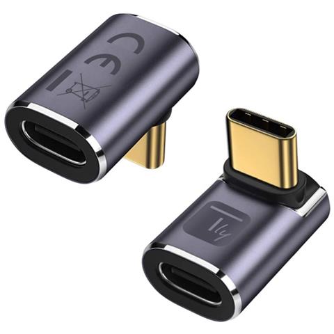 IADAP USB4C-40G adattatore per inversione del genere dei cavi USB-C 4.0 Grigio - Foto 2
