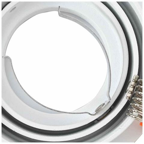 Faretti Incassati 24 pz Rotondi GU10 Bianchi Ø91 mm - Foto 9