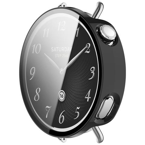 Custodia Protettiva 2 In 1 Per Xiaomi Watch S4 41mm: Protezione Completa Dello Schermo Black - Foto 1