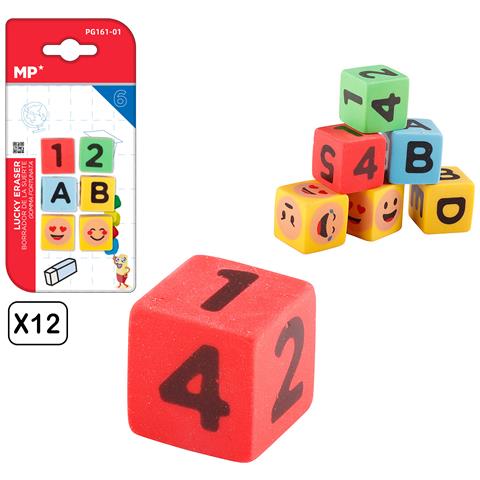 12 Pacchi Gomme Da Cancellare Dadi Creativi Design Da 6 Uds. - Foto 1