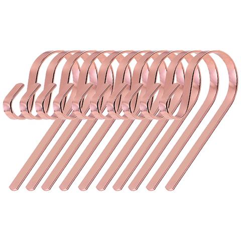 Set Di 10 Ganci In Acciaio Inossidabile Da 12 Cm - Appendi Calze Natalizie E Da Camino Pinkgold - Foto 1