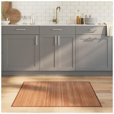 Tappeto Rettangolare Natura 80x100 cm in Bambù - Foto 2