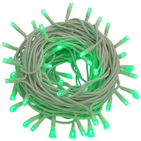Catena 300led 30m Filo Bianco Flash Bianco Ip65 (luce Verde) - Foto 1