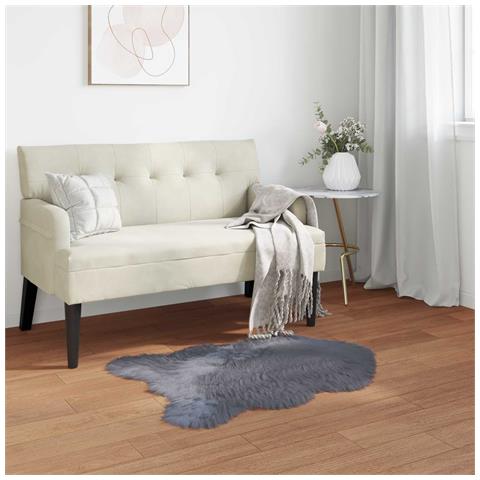 Tappeto Pecora Tafalla Antracite 50 x 80 cm Poliestere - Foto 2