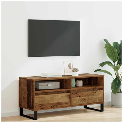 Mobile TV con cassetto Legno vecchio 100 x 34,5 x 44,5 cm - Foto 2