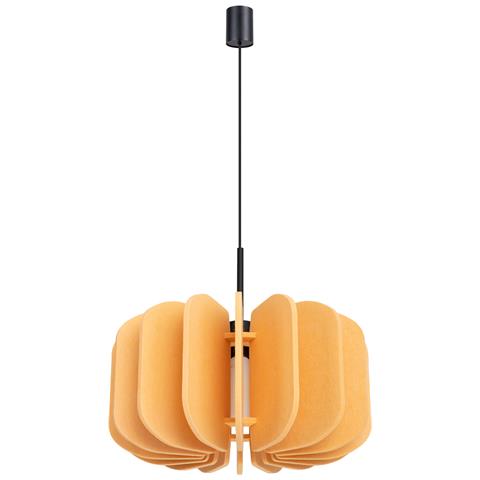 Lampada A Sospensione Mula 45 Giallo Sl. 1861 - Moderno Lampada A Sospensione Giallo /nero 146x45x45 Cm - Foto 2