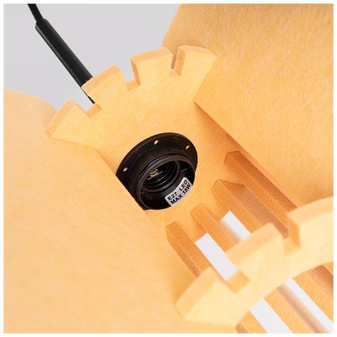 Lampada A Sospensione Mula 45 Giallo Sl. 1861 - Moderno Lampada A Sospensione Giallo /nero 146x45x45 Cm - Foto 8