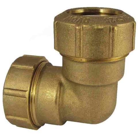 Raccordo Ottone A 90° Per Tubo Pe 25mm Per Irrigazione E Acqua Potabile - Foto 1