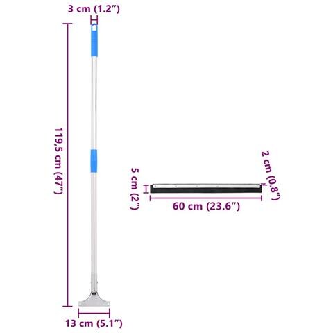 Tergipavimento 5 pz 60,5x119,5 cm in Acciaio e Gomma - Foto 8