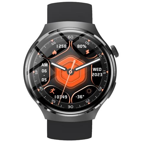 Smartwatch Con Chiamata Bluetooth, Monitoraggio Frequenza Cardiaca E Sonno, Compatibile Con Huawei, Samsung, Apple, Garmin Black - Foto 2