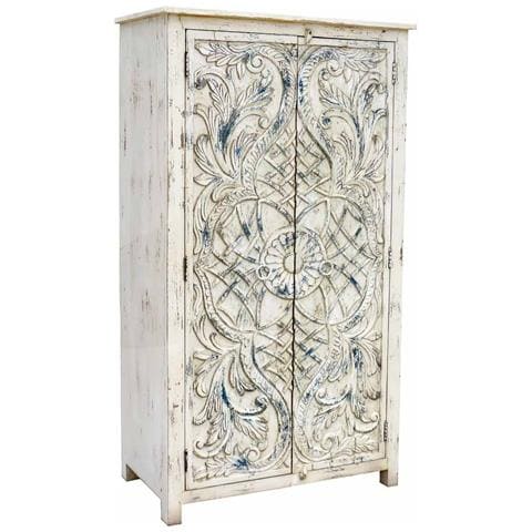 Armadio In Legno Bianco 99x42x180h - Foto 1