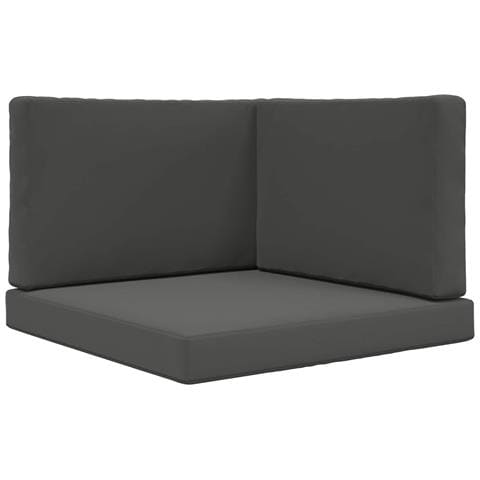 Cuscino per divano da esterno 3 pcs Antracite Poliestere - Foto 1
