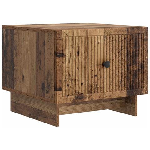 Tavolino da salotto con cassetto Legno antico 49 x 50 x 40 cm - Foto 1