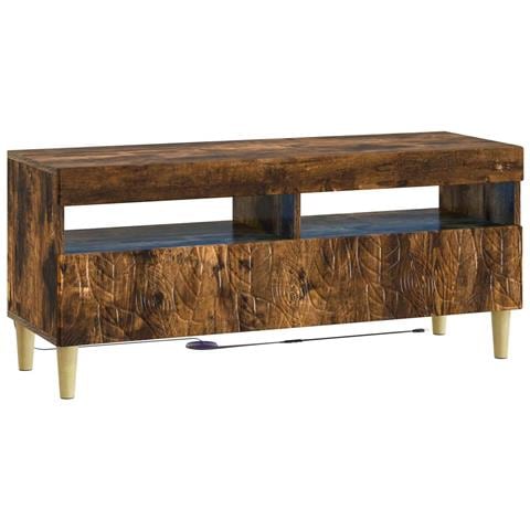Mobile TV LED Rovere Fumo Legno ingegnerizzato - Foto 1