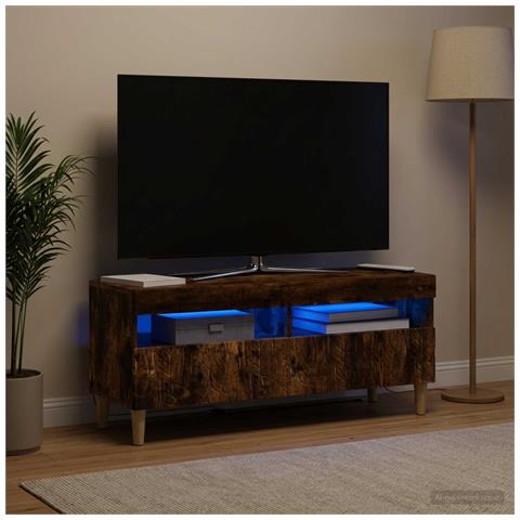Mobile TV LED Rovere Fumo Legno ingegnerizzato - Foto 2