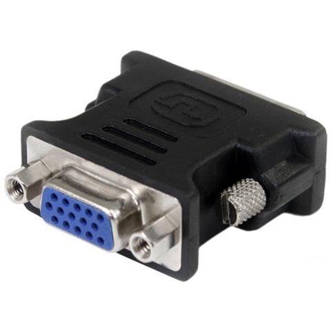 Adattatore DVI a VGA - Convertitore cavo DVI a VGA - Maschio / Femmina - M / F - colore Nero - Foto 2