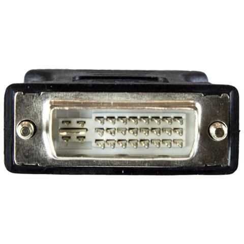 Adattatore DVI a VGA - Convertitore cavo DVI a VGA - Maschio / Femmina - M / F - colore Nero - Foto 4