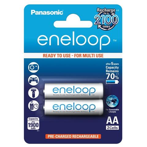 1x2 Panasonic Mignon AA 1900 mAh - Europa - Foto 1